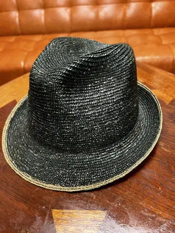 Paul Smith 스트로우 햇 중절모 (black)