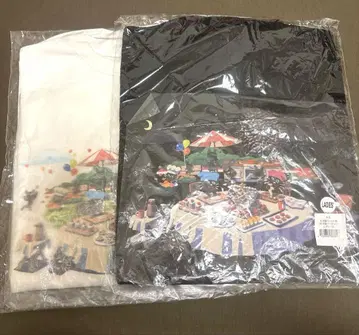 키요 셔츠 키요 고양이 파티 화이트 블랙 여성용