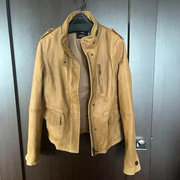 오늘만 23구 카멜 가죽 자켓 38