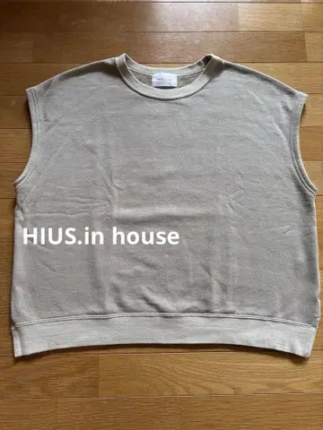 [HUIS in house] SUVIN 맨투맨 루즈핏 베스트 베이지