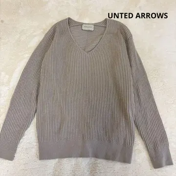 유나이티드 애로우즈 울 V넥 니트