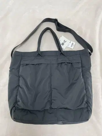 새상품 UNIQLO 2way 유틸리티 백 토트백 그레이