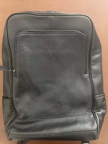 블랙 가죽 백팩 백팩