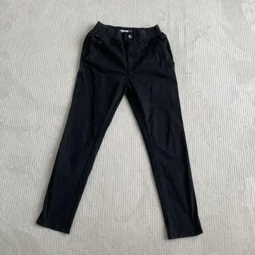 LASUD MILITARY 블랙 스트레이트 데님