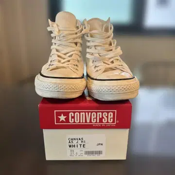 CONVERSE AS J HI 화이트 27.0cm