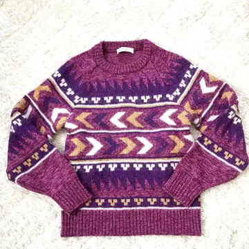 컨디션 최상 세잔 프랑스 알파카 니트 스웨터 Sezane