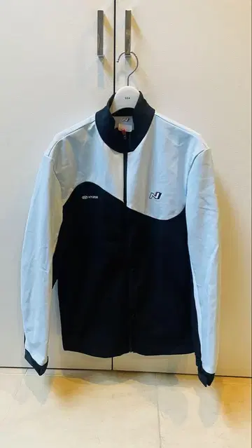 현대 N 나일론 자켓 S 화이트/블랙