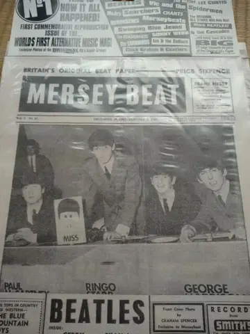 미개봉 복각판 Mersey Beat 비틀즈 특집호 1963년 발행