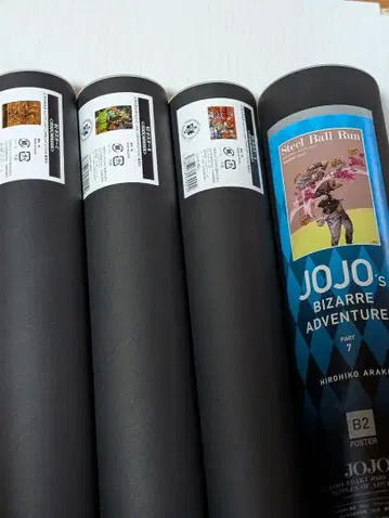 죠죠전 & 죠죠 캐러밴 포스터 4개 세트