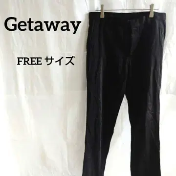 가격 인하 환영! Getaway [ 프리 ] 블랙 심플 슬랙스 하의