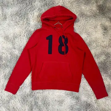 [ 아베크롬비 앤 피치 ] 속기모 후드티 ( M ) 로고 자수 TC209