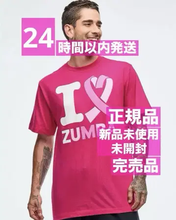 정품 미사용 새상품 미개봉 ZUMBA 티셔츠 핑크 완판템