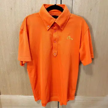 EVISU 야마네 오렌지 피케 셔츠