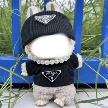 러브브 옷 갈아입기 블랙 의류