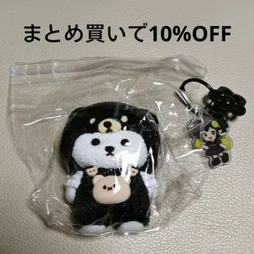 Lulumii 스퀴즈 곰 테디베어 블랙