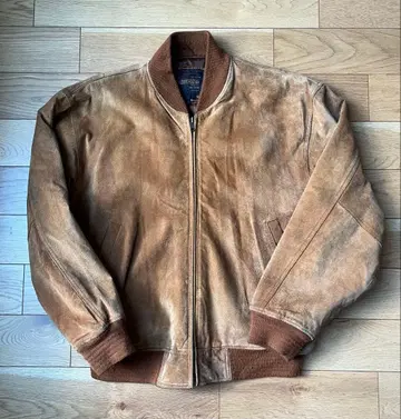 스웨이드 자켓 빈티지 블루종