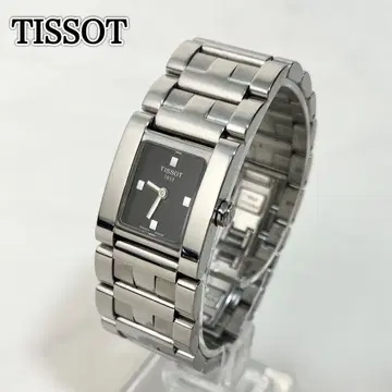 [ 작동 ] TISSOT L840 P 스퀘어 손목시계 실버