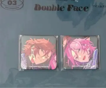 Double Face 스퀘어 캔뱃지 세트 앙상블 스타즈!!
