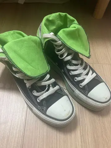 컨버스 올스타 스니커즈 롱컷 통굽 y2k