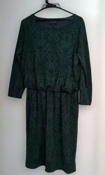 TALBOTS 다크 그린 꽃무늬 원피스 XL
