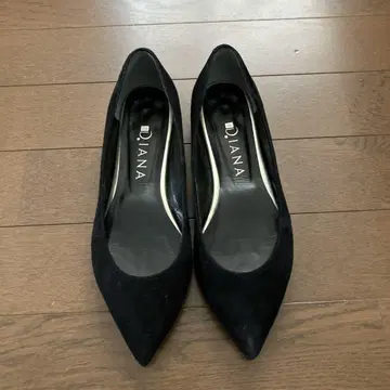 다이애나 블랙 스틸레토 신발