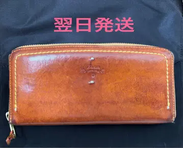 [ Dakota ] 카멜 스와로브스키 부착 카시니 장지갑