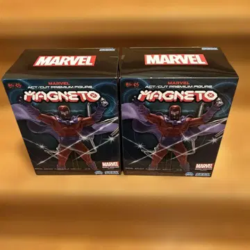 MARVEL MAGNETO ACT CUT PREMIUM 피규어 2개