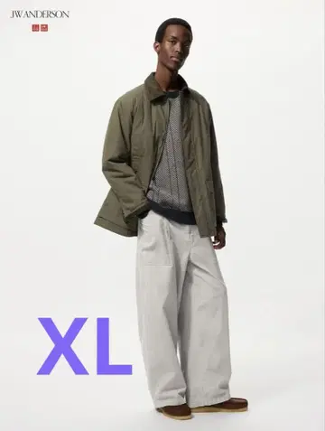 유니클로 x JW ANDERSON 코듀로이 워크 팬츠 그레이