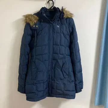 Abercrombie & Fitch 네이비 다운 자켓 M