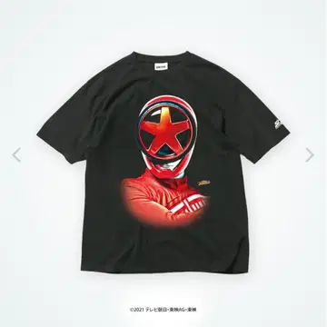 슈퍼 전대 x HOMEGAME 2024 분레드 TEE 스니크덩크 한정판
