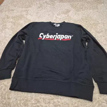 CYBERJAPAN 블랙 맨투맨 L 사이즈