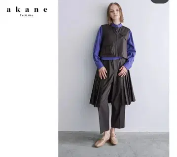akane 스커트 레이어드 팬츠