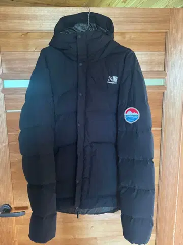 karrimor 블랙 다운 자켓 후드 부착