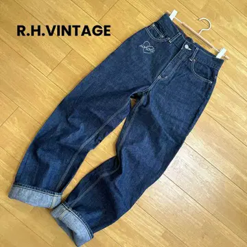 R.H.VINTAGE 론 헤르만 빈티지 데님 프린트 일본제