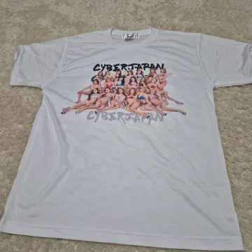 CYBERJAPAN 그룹 사진 티셔츠 L 사이즈