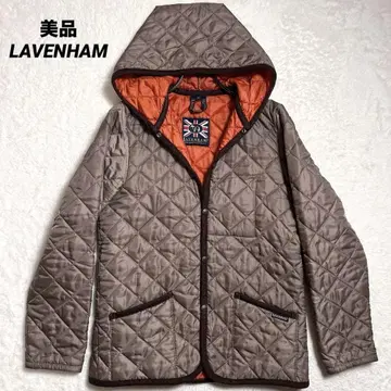 LAVENHAM 퀼팅 자켓 클레이던 후드 40 빅 L 상당