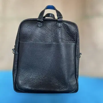 연말 세일! 가죽제 블랙 백팩, 손잡이 2웨이