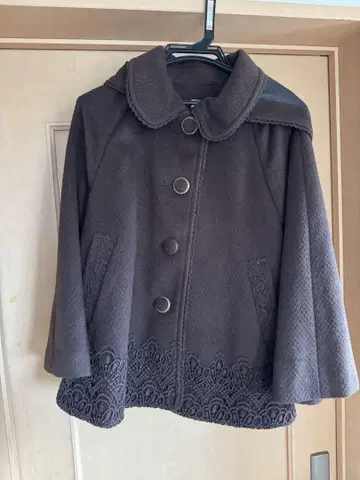 axes femme 브라운 판초 케이프 코트 기간 한정 가격 인하