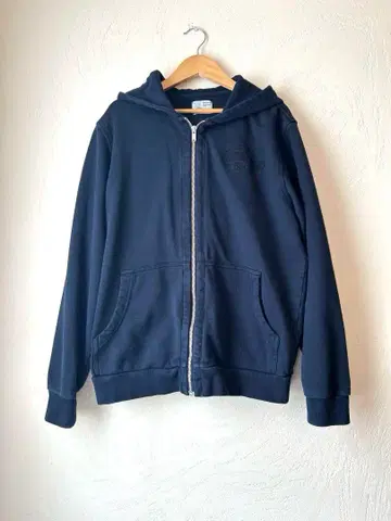 라코스테 집업 후드티 네이비 LL