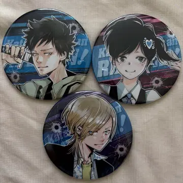 아마노 아키라 전시회 캔뱃지 야마모토 타케시 미우라 하루 바질