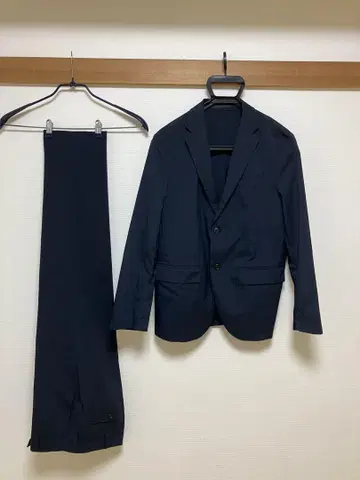 UNIQLO 유니클로 감동 자켓 감동 팬츠 셋업 네이비 M