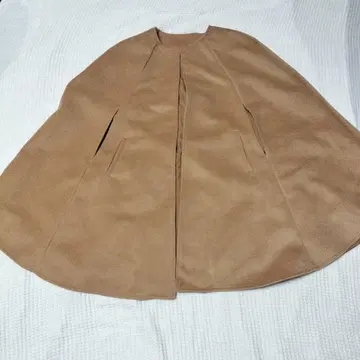 핏모어 울라이크 케이프 코트 카멜 FIT MORE