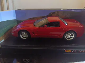 C5 Corvette 미니카 빨간색 1/18