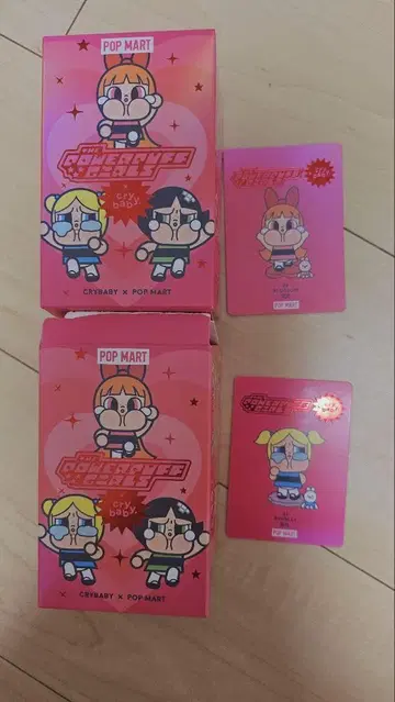 POP MART crybaby 파워퍼프걸 피규어