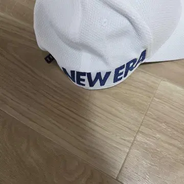 NEW ERA 골프 캡 조정 가능 화이트