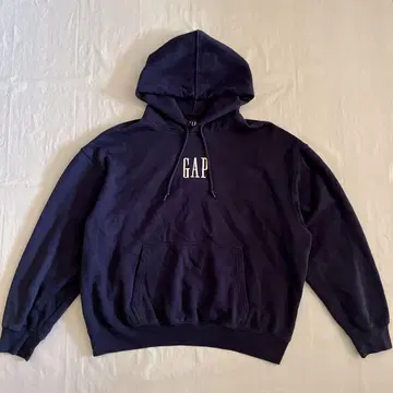 GAP 후드티 후디 풀오버 네이비 파랑 미니 로고 네이비 택 00s