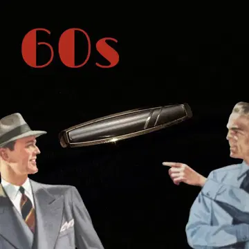 빈티지 넥타이 핀 드레스 남성용 60s 수트 포멀 레트로