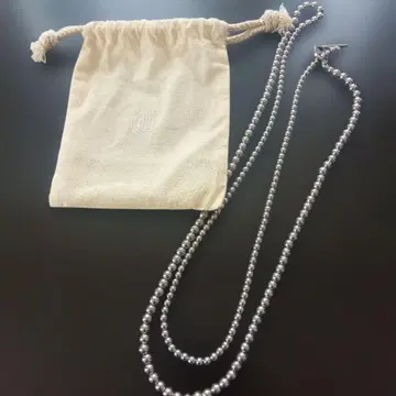 4way 볼 체인 롱 목걸이