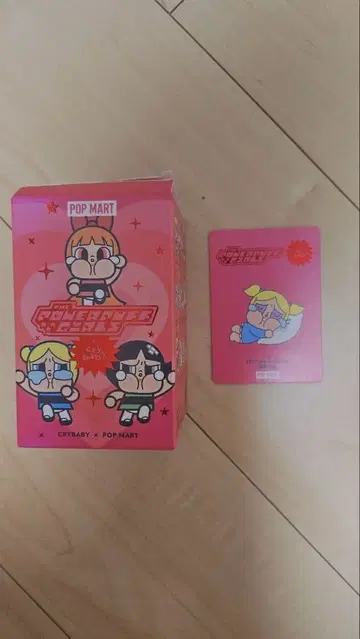 POP MART crybaby 파워퍼프 피규어