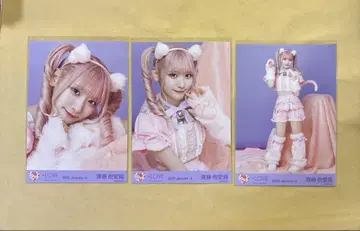 사이토 쥬아라 7주년 고양이 의상 컴프 브로마이드 이코러브 =LOVE